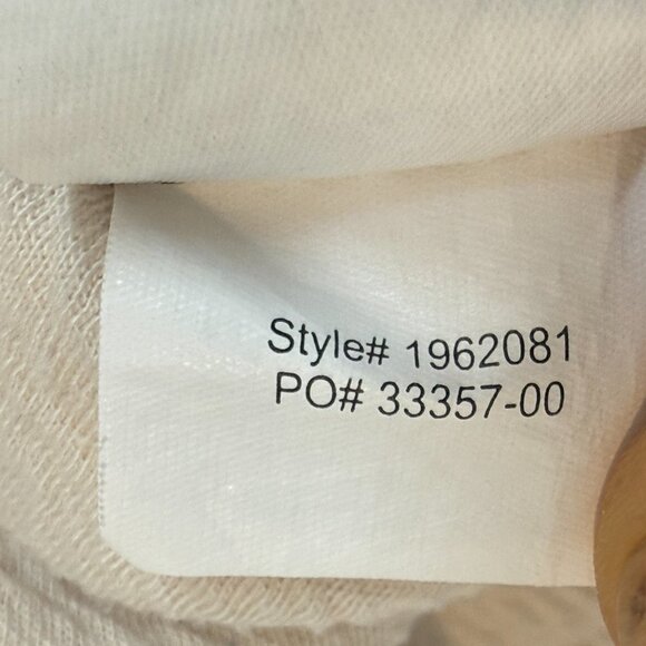 Prana Hoodie Sweatshirt Cream Pullover Hooded XL - Picture 7 of 9